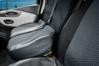 Autositzbezüge passend für Renault Trafic ab 2014 bis 2021 – Polstermaterial mit Kunstleder