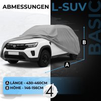 Schutzplane für Mercedes GLA H247 ab 2020 - Passgenaue Abdeckplane mit UV-Schutz und Ganzjahresbeständigkeit