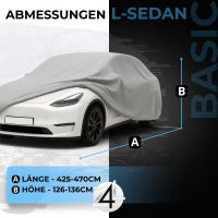 Autoabdeckung passend für BMW 3er E46 E90 F30 UV-Schutz Mehrsaisonal, Vollgarage