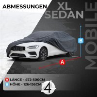 Autoplane für Volvo S60 III Bj. ab 2018 - UV-Schutz wetterfest atmungsaktiv