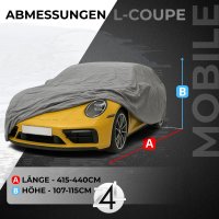 Autoplane passt für Toyota GT86 Bj. 2012-2020 4-lagig wetterfest atmungsaktiv