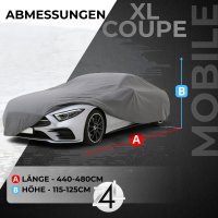 Autoplane für Mercedes SL Bj. 1989 / 2001 / 2008 / 2012 / 2022 - UV-Schutz wetterfest atmungsaktiv