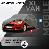 Autoplane für Peugeot 5008 Bj. 2009-2017 - UV-Schutz wetterfest atmungsaktiv