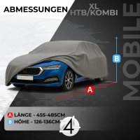 Autoplane für VW Golf Variant VII, VIII Bj. 2012 / 2020 - UV-Schutz wetterfest atmungsaktiv