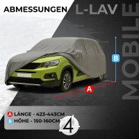Autoplane für Opel Combo C Tour Bj. 2001-2011 - wetterfest, atmungsaktiv, UV-Schutz