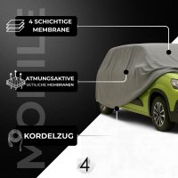 Autoplane für Dacia Dokker Bj. 2012-2021 - wetterfest, atmungsaktiv, UV-Schutz