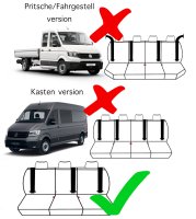 Autositzbezüge passend für VW Crafter ab 2017 – Polstermaterial