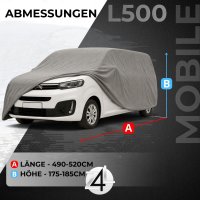Autoplane für Peugeot Traveller L2 Bj. 2016 / 2024 - wetterfest atmungsaktiv
