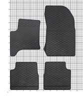Gummifußmatten für Citroen C4X MHEV ab 2025 -...