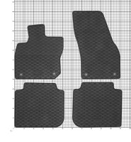 Gummifußmatten für VW Tayron / Tayron MHEV/PHEV ab 2025 - 4-teiliges Set