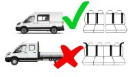 Autositzbezüge passend für Ford Transit VII /...