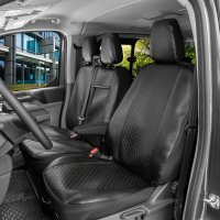 Autositzbezüge passend für Ford Transit Custom II ab 2024 – Kunstleder mit Steppung