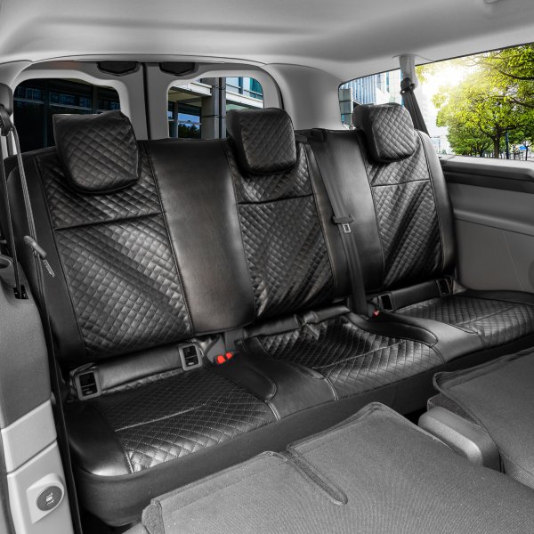 Autositzbezüge passend für Ford Transit Custom II ab 2024 – Kunstleder mit Steppung
