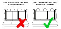 Autositzbezüge passend für Ford Transit Custom...