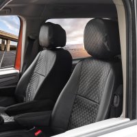 Autositzbezüge passend für VW T7 Multivan ab 2021 – Kunstleder mit Steppung
