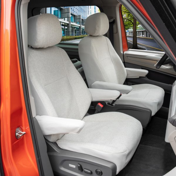 Autositzbezüge passend für VW T7 Multivan ab 2021 – Gewebe mit klassischer Webstruktur