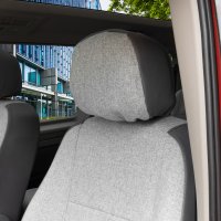 Autositzbezüge passend für VW T7 Multivan ab 2021 – Wasserabweisender Stoff aus klassischer Webstruktur