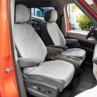 Autositzbezüge passend für VW T7 Multivan ab 2021 – Wasserabweisender Stoff aus klassischer Webstruktur