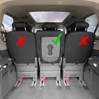 Einzelsitzbezug passend für VW T7 Multivan ab 2021 – Kunstleder mit Steppung
