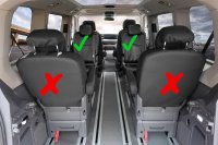 Einzelsitzbezug passend für VW T7 Multivan ab 2021 – Kunstleder mit Steppung