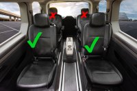 Einzelsitzbezug passend für VW T7 Multivan ab 2021 – Kunstleder mit Steppung