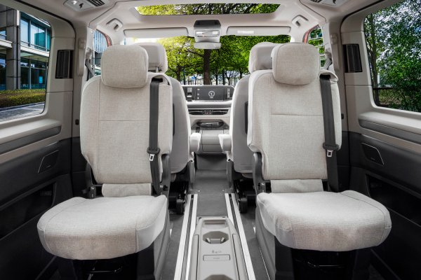 Autositzbezüge passend für VW T7 Multivan ab 2021 – Gewebe mit klassischer Webstruktur