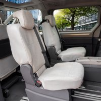 Autositzbezüge passend für VW T7 Multivan ab 2021 – Gewebe mit klassischer Webstruktur