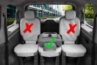 Autositzbezüge passend für VW T7 Multivan ab 2021 – Wasserabweisender Stoff aus klassischer Webstruktur