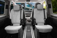 Autositzbezüge passend für VW T7 Multivan ab 2021 – Wasserabweisender Stoff aus klassischer Webstruktur