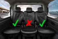 Autositzbezüge passend für VW T7 Multivan ab 2021 – Kunstleder mit Steppung