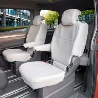 Autositzbezüge passend für VW T7 Multivan ab 2021 – Gewebe mit klassischer Webstruktur