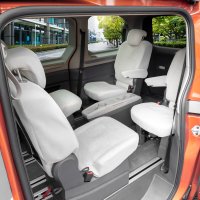 Autositzbezüge passend für VW T7 Multivan ab 2021 – Gewebe mit klassischer Webstruktur