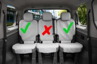 Autositzbezüge passend für VW T7 Multivan ab 2021 – Wasserabweisender Stoff aus klassischer Webstruktur