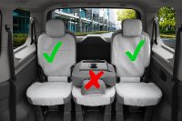 Autositzbezüge passend für VW T7 Multivan ab 2021 – Wasserabweisender Stoff aus klassischer Webstruktur