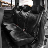 Autositzbezüge passend für Opel Combo ab 2019 bis 2023 und Facelift ab 2023 – Kunstleder mit Steppung