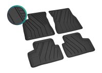 Automatten für Mercedes GLB X247 ab 2019- Schwarz, Mit erhöhtem Rand, TPE (Thermoplastisches Elastomer)