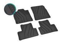Automatten für Peugeot 308 HB ab 2021- Schwarz, Mit erhöhtem Rand, TPE (Thermoplastisches Elastomer)