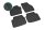 Automatten für Skoda Scala ab 2019- Schwarz, Mit erhöhtem Rand, TPE (Thermoplastisches Elastomer)