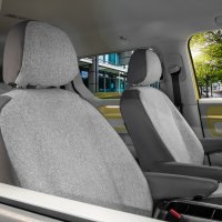 Autositzbezüge passend für Volkswagen ID. Buzz ab 2022 – Wasserabweisender Stoff aus klassischer Webstruktur