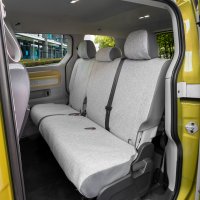 Autositzbezüge passend für Volkswagen ID. Buzz ab 2022 – Wasserabweisender Stoff aus klassischer Webstruktur