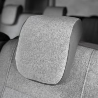 Autositzbezüge passend für Ford Transit Custom II ab 2024 – Wasserabweisender Stoff aus klassischer Webstruktur