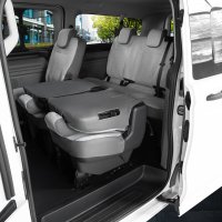 Autositzbezüge passend für Ford Transit Custom II ab 2024 – Wasserabweisender Stoff aus klassischer Webstruktur
