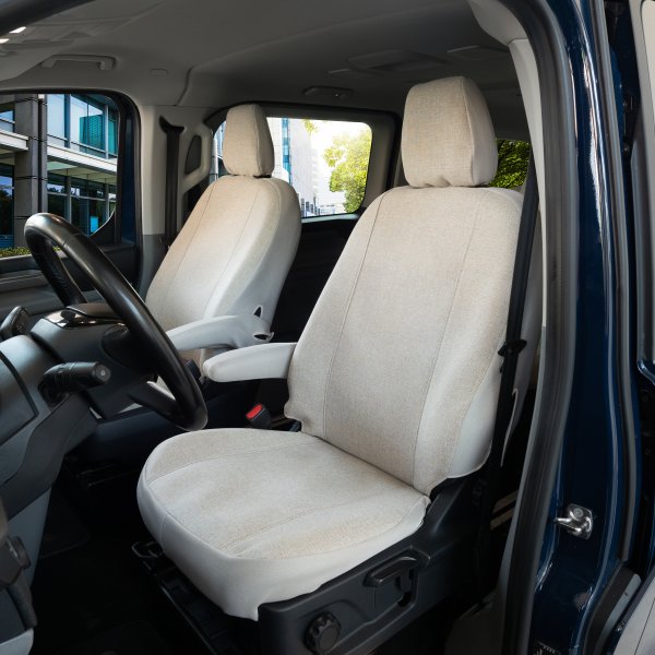 Autositzbezüge passend für Ford Tourneo Custom ab 2024 – Gewebe mit klassischer Webstruktur