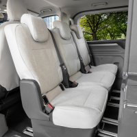 Autositzbezüge passend für Ford Tourneo Custom ab 2024 – Gewebe mit klassischer Webstruktur