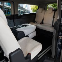 Autositzbezüge passend für Ford Tourneo Custom ab 2024 – Gewebe mit klassischer Webstruktur