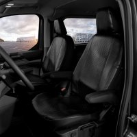 Autositzbezüge passend für FORD Transit Custom / Tourneo Custom ab 2024 – Kunstleder mit Steppung - mit 4 Armlehnen