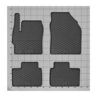Gummimatten geeignet für Toyota Aygo X HEV ab 2026 - 4-teiliges Set