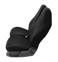 Z4L FLIESIE EASY Universal Sitzbezüge Auto 2er Set Schwarz - Sitzschoner Vordersitze