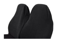 Z4L FLIESIE EASY Universal Sitzbezüge Auto 2er Set Schwarz - Sitzschoner Vordersitze