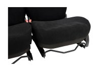 Z4L FLIESIE EASY Universal Sitzbezüge Auto 2er Set Schwarz - Sitzschoner Vordersitze
